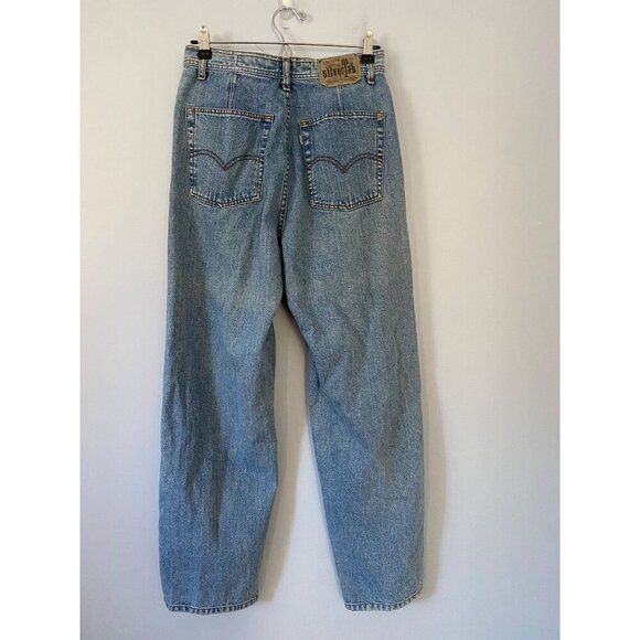 Levis SilverTab Baggy Jeans Womens Size 11/12 Button Fly Denim Jeans - Picture 2 of 11
